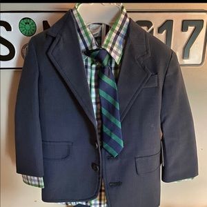 Toddler full suit- jacket, pants, shirt & tie! NWT